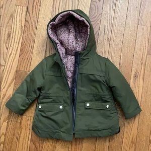 Zara baby 3 in 1 parka jacket size 9/12 months